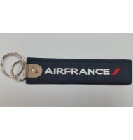 Air France embroidered keychain
