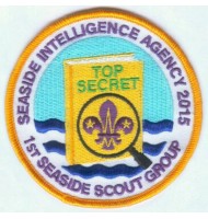 SEASIDE SCOUT GROUP embroidered badge