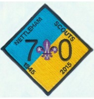 Nettleham scouts embroidered badge