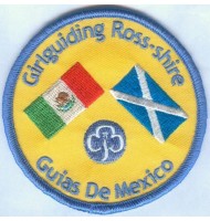 Guiding Ross-shire embroidered badge