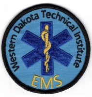 Emergency department embroidered badge