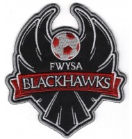 BLACKHAWKS embroidered badge