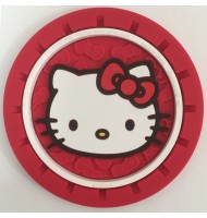 Soft rubber coaster