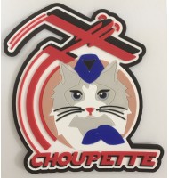 3D rubber badge