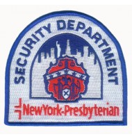 Security department embroidered badge