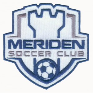 Soccer club embroidered badge