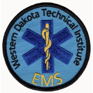 Emergency embroidered badge Emergency embroidered badge