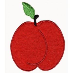 Apple embroidered badge