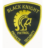 Private security embroidered badge