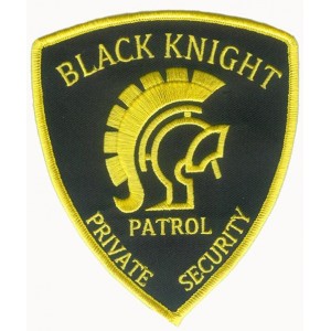 Private security embroidered badge