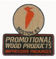 Promotional embroidered badge for Boston city