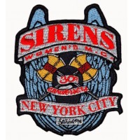 Iron on embroidered badges for NY city