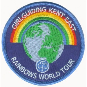 Rainbows Girl guiding embroidered badges Rainbows Girl guiding embroidered badges