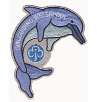 Girl guiding Welshpool embroidered badge