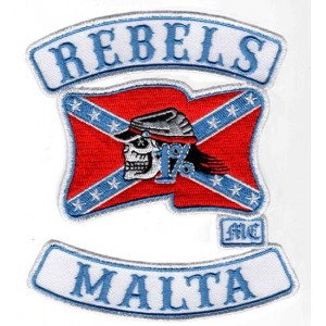 Rebels Malta embroidered badge 