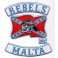 Rebels Malta embroidered badge 