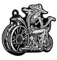 Motorcycle custom embroidered badges