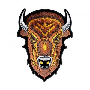 Buffalo embroidered badge