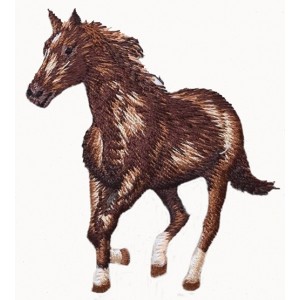 Beautiful horse embroidered badge Beautiful horse embroidered badge