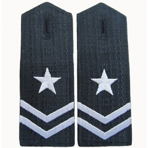 Two strips custom military epaulets