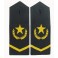 Military garment embroidered epaulets