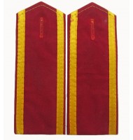 Garment embroidered epaulet