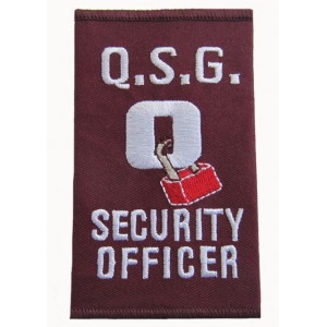 Security officer embroidered epaulet Security officer embroidered epaulet