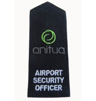 Security officer embroidered epaulets