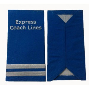Express coach lines embroidered epaulet Express coach lines embroidered epaulet
