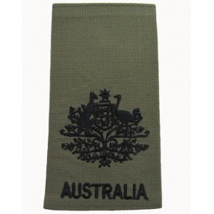 Australia government embroidered epaulets
