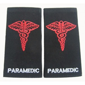 PARAMEDIC embroidered epaulet