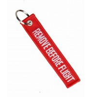 Red Remove Before Flight key chan