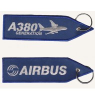 AIRBUS embroidered keychain