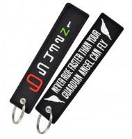 Promotional cheap embroidered key ring