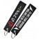 Promotional cheap embroidered key ring