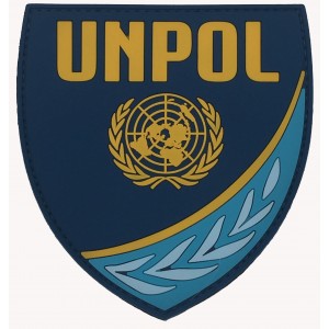 Rubber police badge