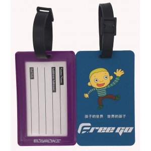 Rubber Luggage Tag