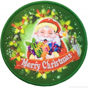 Embroidered Christmas Patch Embroidered Christmas Patch