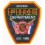 Fire Department embroidered badge