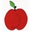 Apple embroidered badge