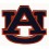Embroidered letter badge with AU