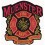 Fire department iron on embroidered badges