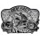 LIVE HARD motorcycle embroidered badge